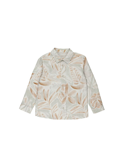 Panço Erkek Çocuk Baskılı Gömlek - S000259230-24085