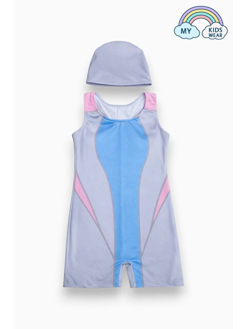 My Kids Wear Kız Çocuk Deniz Yüzücü Mayoları 5-16 Yaş 12632 - S000518104-25