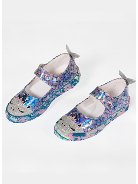 Casabony Denizkızı Hologram 3D Kız Çocuk Babet Sneakers - S000363542-22875