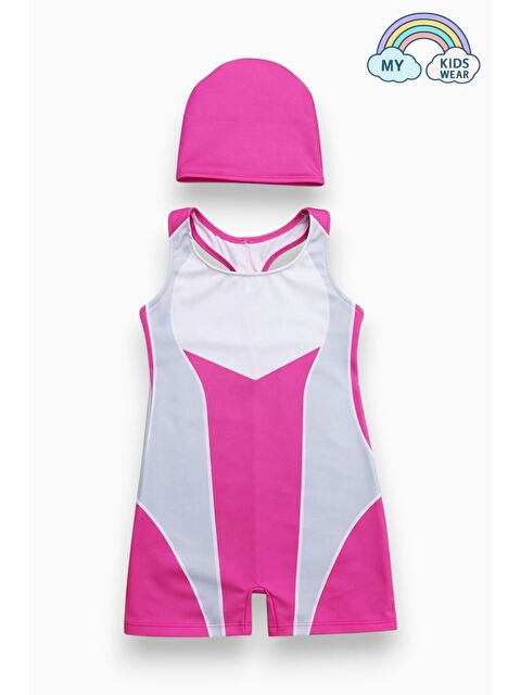 My Kids Wear Kız Çocuk Deniz Yüzücü Mayoları 5-16 Yaş 12626 - S000518104-27207