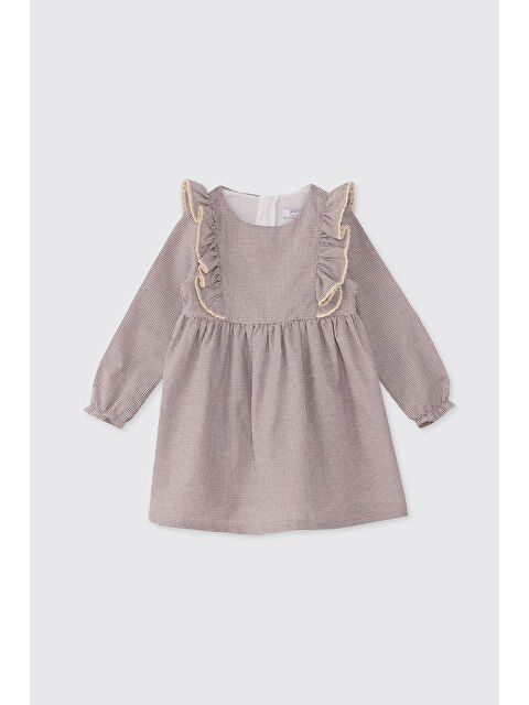 Panço Kız Bebek Kahve Elbise - S000524571-19413