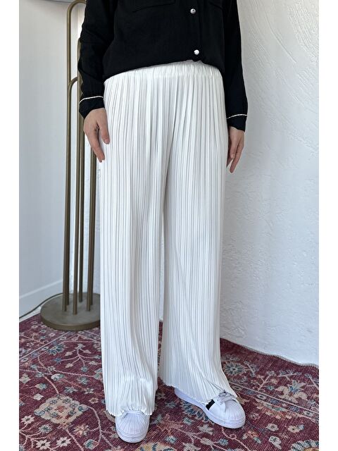 Julude Kadın Pileli Bol Paça Tesettür Pantolon - S000491618-19966