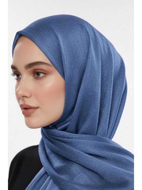 Mizalle Sim Dokulu Mavi Şal - S000502856-17234