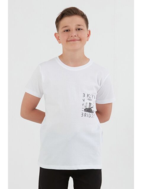 Fullamoda %100 Pamuk Baskılı Erkek Çocuk Tişört - S000395636-20063