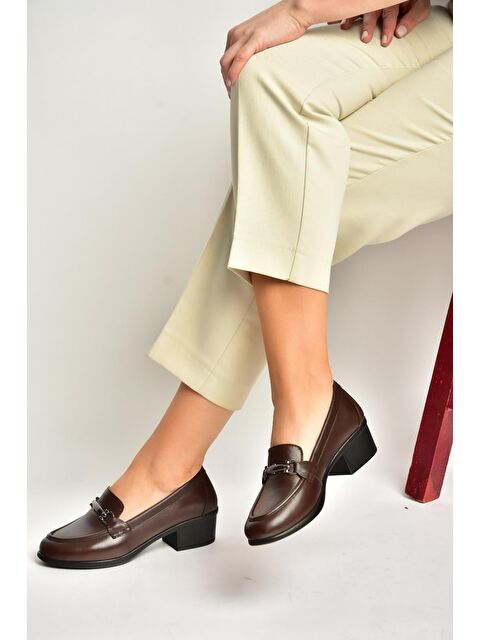 Fox Shoes Kahverengi Kadın Topuklu Ayakkabı Y555592003