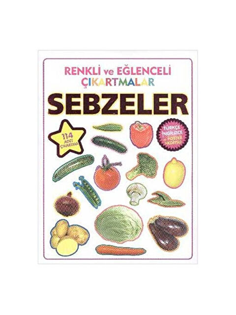 Parıltı Yayınları Renkli ve Eğlenceli Çıkartmalar: Sebzeler - S000340523-10231