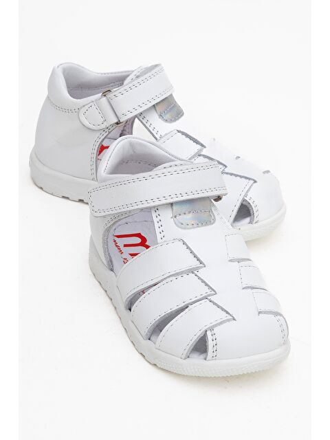 Mnpc Kız Bebek Beyaz Hakiki Deri Günlük İlk Adım Ayakkabı - S000385762-20063