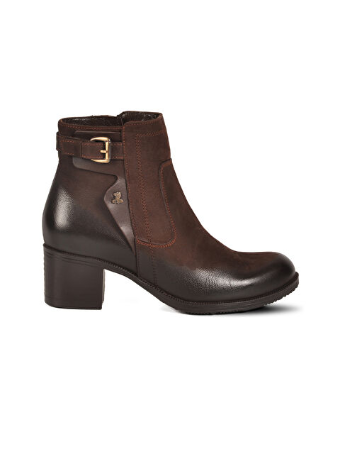 Venüs Kahve Nubuk Hakiki Deri Kadın Bot 1779011K Z - S000431853-29704