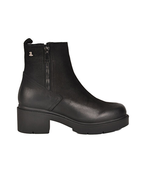 Venüs Siyah Nubuk Hakiki Deri Kadın Bot 2454601K Z - S000320464-6381