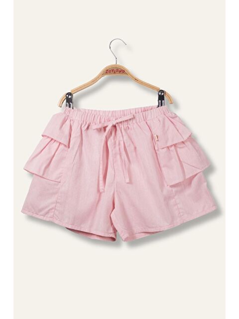 ZEYLAND Kız Çocuk Katlı Şort Etek - Pembe - S000362936-20024