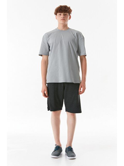 Fullamoda Baskılı Beli Lastikli Şort - S000221012-29666