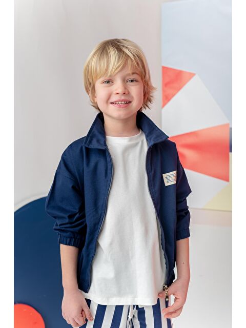 ZEYLAND Erkek Çoçuk Gabardin Ceket - Lacivert - S000362938-21164