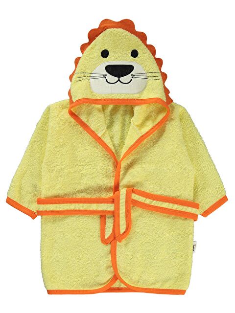 Civil Baby Erkek Bebek Bornoz 0-24 Ay - Sarı Standart - S000509340-20072