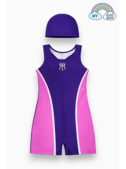 My Kids Wear Kız Çocuk Deniz Yüzücü Mayoları 5-16 Yaş 12615 - S000518104-37396