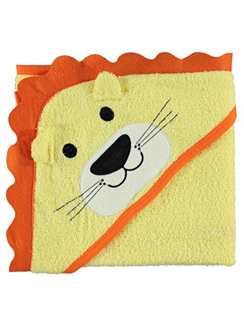 Civil Baby Aslan Nakışlı Havlu - Sarı Standart - S000509345-20072