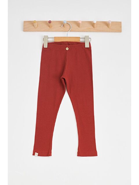 Katia And Bony Kız Çocuk Kahverengi Fitilli Yazlık Tayt - S000214143-19413