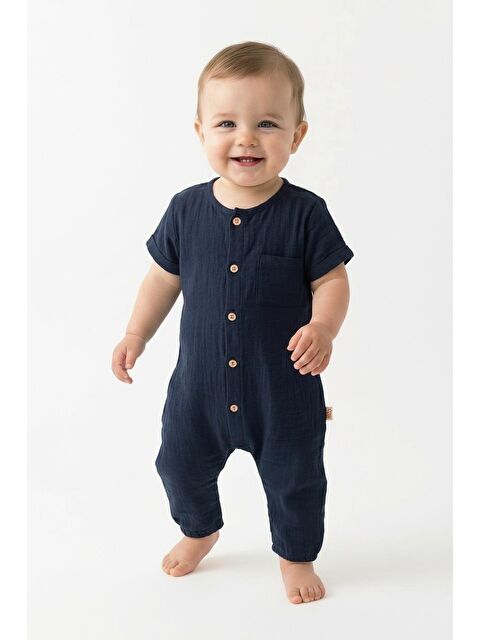 Tiffany Müslin Yarım Kol Uzun Tulum - S000496941-19351