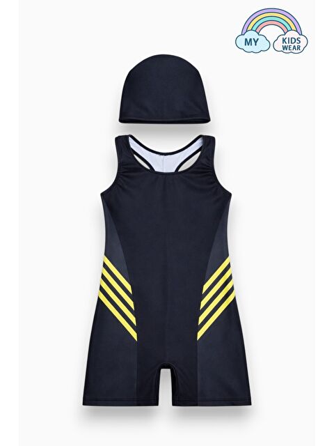 My Kids Wear Kız Çocuk Deniz Yüzücü Mayoları 5-16 Yaş 12629 - S000518104-45