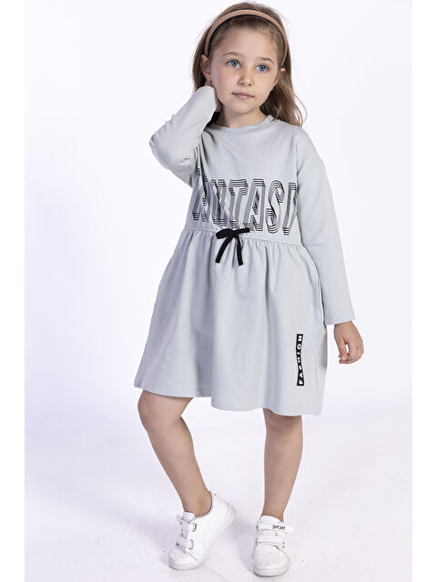 Toontoykids Kız Çocuk Baskılı Elbise - S000419687-526