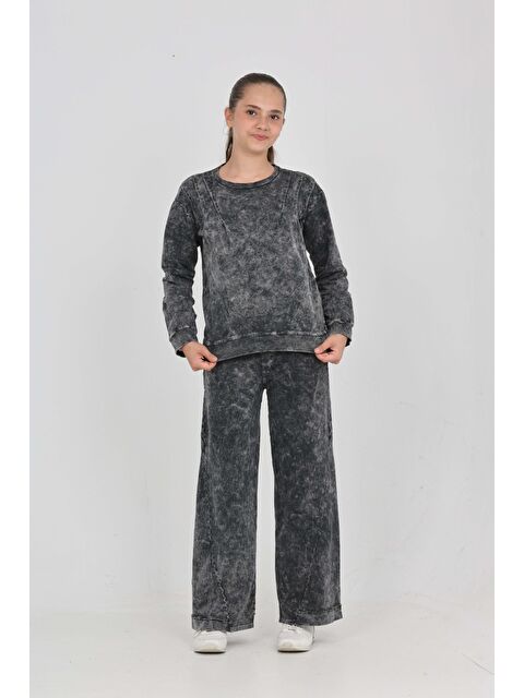 Toontoykids Kız Çocuk Asit Yıkamalı Eşofman Takım - S000449063-29666