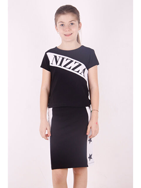 Toontoykids Kız Çocuk Yıldız Baskılı Etekli Takım - S000271016-19351