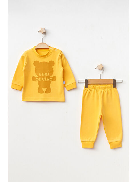 Myhanne Ayıcık Baskılı Erkek Bebek Pijama Takımı 2006 - S000330176-20074