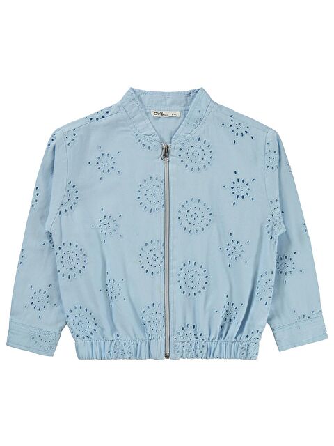 Civil Girls Hakim Yaka 6-9 Yaş Ceket - Mavi 9-10 Yaş - S000526794-19393