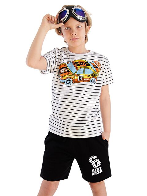 MSHB&G Yarışçı Erkek Çocuk Tişört Şort Takım - S000192132-20063