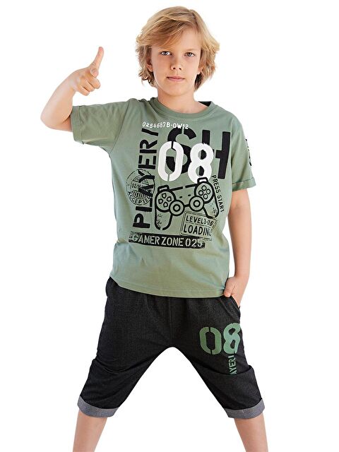 MSHB&G Player 8 Erkek Çocuk Tişört Kapri Şort Takım - S000192134-18547