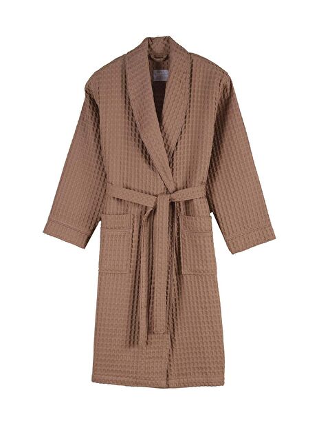 İrya Aura Waffle Kadın Bornoz Kahve - S000503603-19413