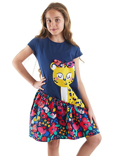 MSHB&G Süslü Leo Kız Çocuk Elbise - S000192138-21164