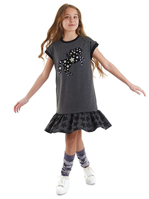 MSHB&G Yıldızlı  Kız Çocuk Elbise - S000192139-20600