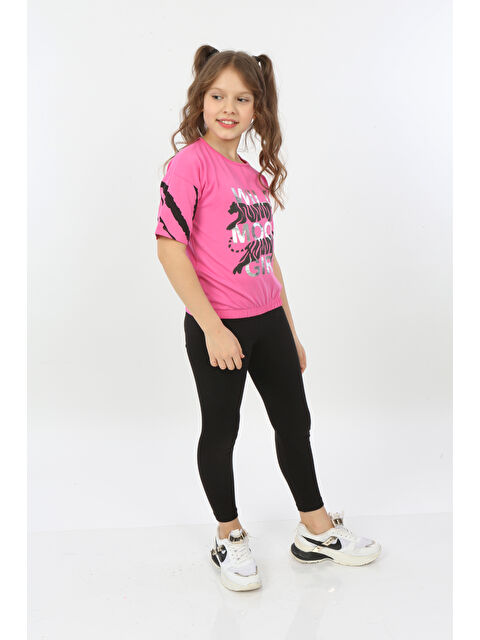 Toontoykids Kız Çocuk Wild Wood Girl Baskılı Tişört