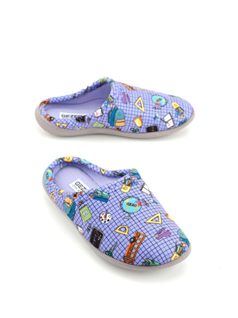 Gezer Kız Çocuk Kışlık Rahat Taban Ev Gondol Terlik - S000281949-17878