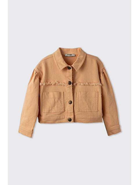 Panço Kız Bebek Uzun Kollu Somon Ceket - S000524585-24085