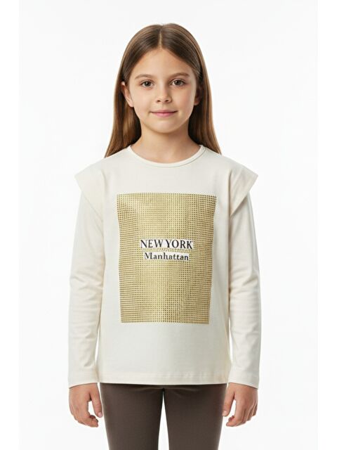 Toontoykids Kız Çocuk Baskılı Tişört