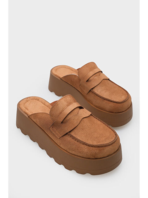 Capone Outfitters Karrie Süet Görünümlü Kadın Sabo - S000514279-14955