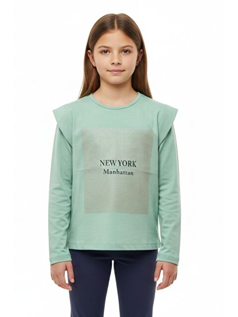 Toontoykids Kız Çocuk Baskılı Tişört