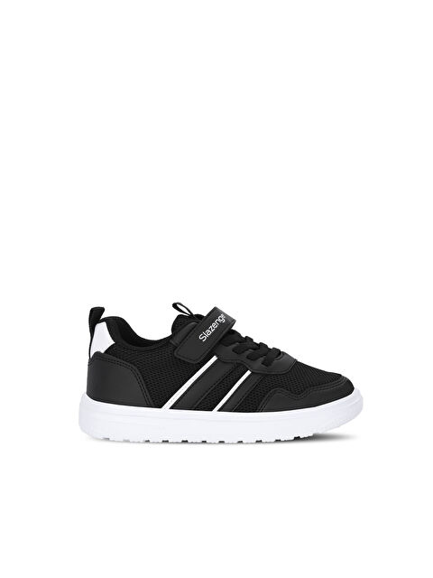 SLAZENGER FIORA Unisex Çocuk Cırt Cırtlı Siyah / Beyaz Günlük Spor Ayakkabısı