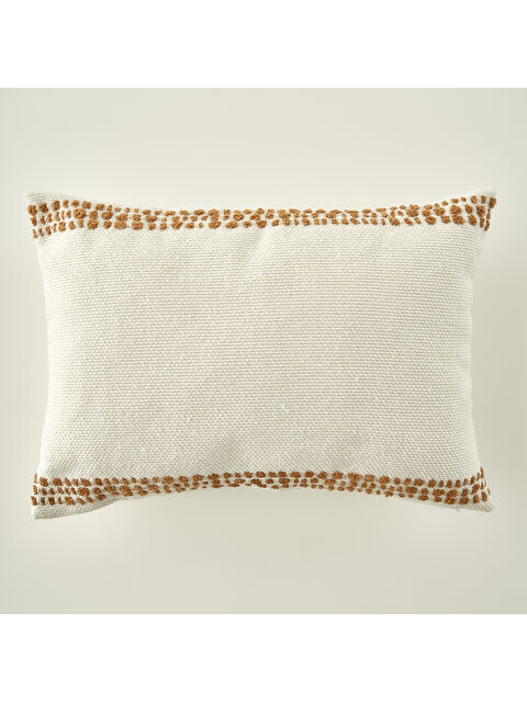 Bella Maison Tassel Dekoratif Kırlent Kılıfı Krem (35x50 cm) - S000486533-19966