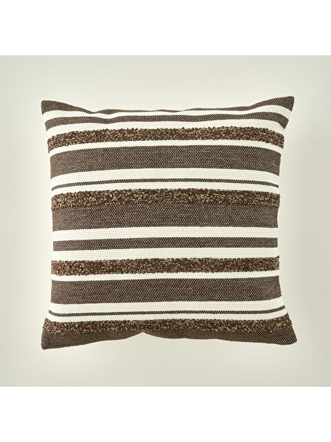 Bella Maison Divina Dekoratif Yastık Kılıfı Kahverengi (43x43 cm) - S000486536-19413