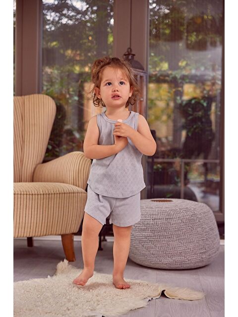 ZEYLAND Kız Çocuk Atlet Ve Şort Pijama Takımı - S000315210-20600