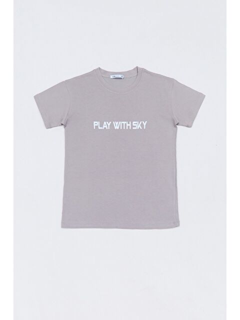 Fullamoda %100 Pamuk Play With Sky Baskılı Erkek Çocuk Tişört - S000381162-20600