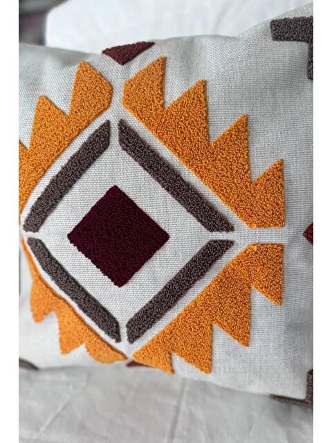 Çeyiz Diyarı Carla 2li Punch Nakışlı Kırlent Kılıfı 45x45 Cm - S000495733-23173