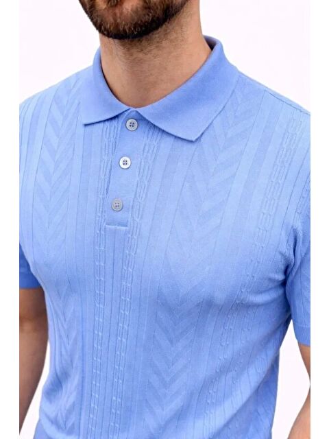 Jane's Erkek Yazlık Triko Tişört Kısa Kol Polo Yaka