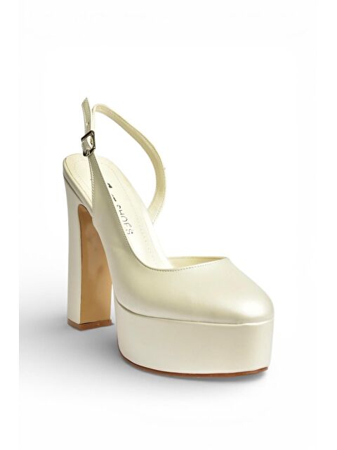 Fox Shoes Sedef Kadın Topuklu Ayakkabı Y246195109 - S000531933-19927