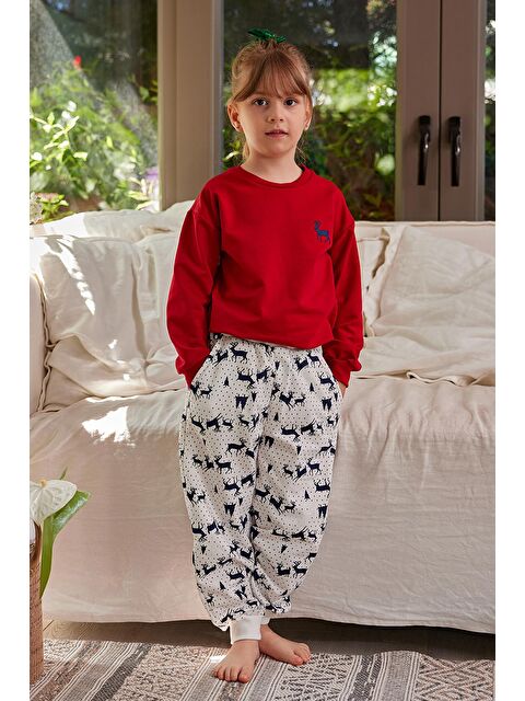 ZEYLAND Kız Çocuk Uzun Kollu Pijama Takımı - S000315211-20045