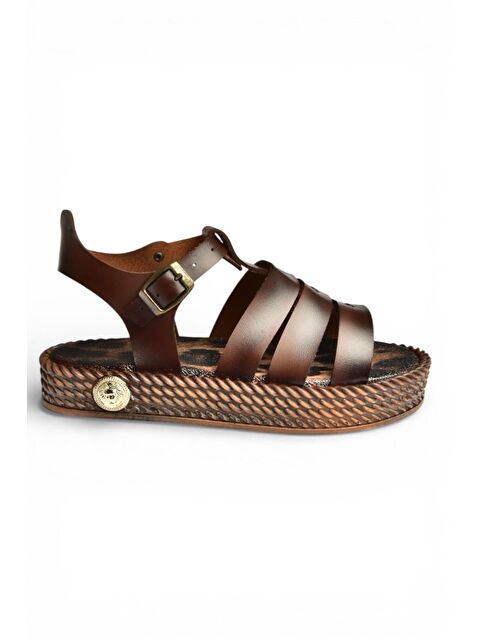 Fox Shoes Kahverengi Kadın Sandalet Y390119903 - S000531934-19413