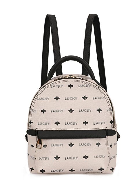 Lucky Bees Desenli Kadın Orta Boy Sırt Çantası - S000114302-19966