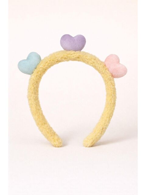 Katia And Bony Renkli Kalp Aksesuarlı Taç Sarı